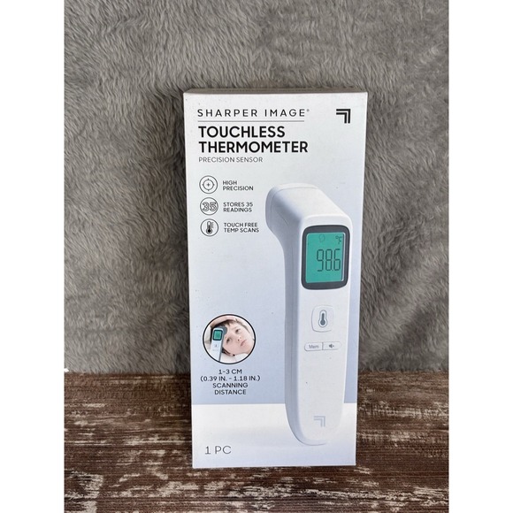 Digital Touchless Smart Forehead Thermometer SHARPER IMAGE- NEW - Picture 1 of 6